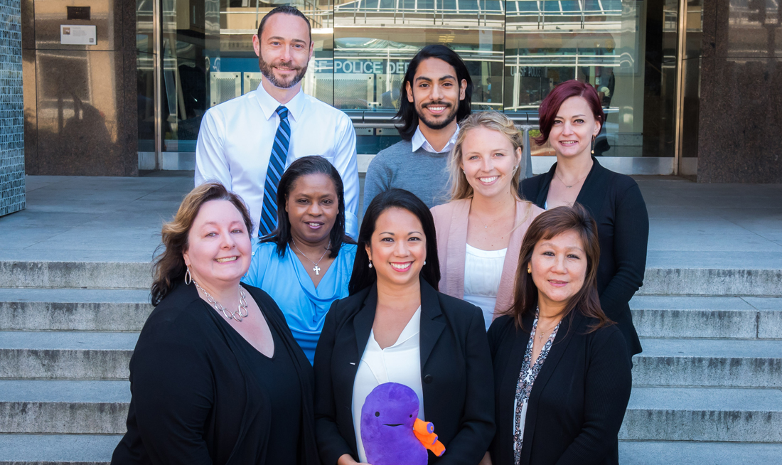 Photo of nephrology staff members
